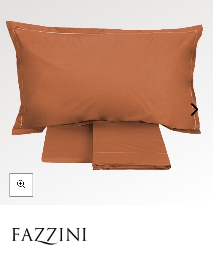 Completo lenzuola matrimoniale Teseo Fazzini var. 296 copper. 8302174496910