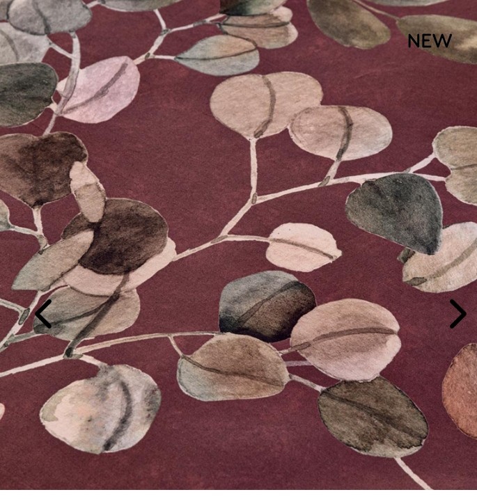 Completo lenzuola matrimoniale Sabi Sabi Fazzini var. 6 burgundy/sasso.  862/25