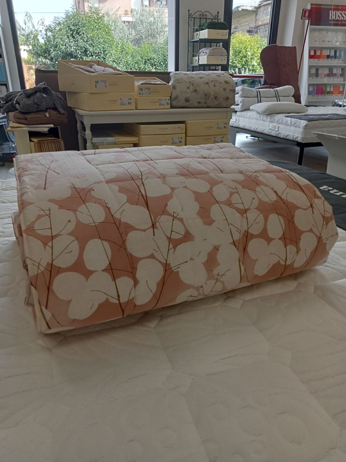 Quilt matrimoniale Lunaria Fazzini var. 1 rosa  1924/24