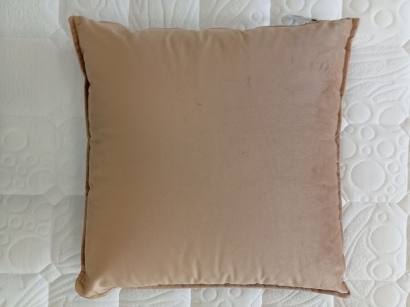 Cuscino arredo Fascino velluto Fazzini var. 4 tortora mis. 50 x 50