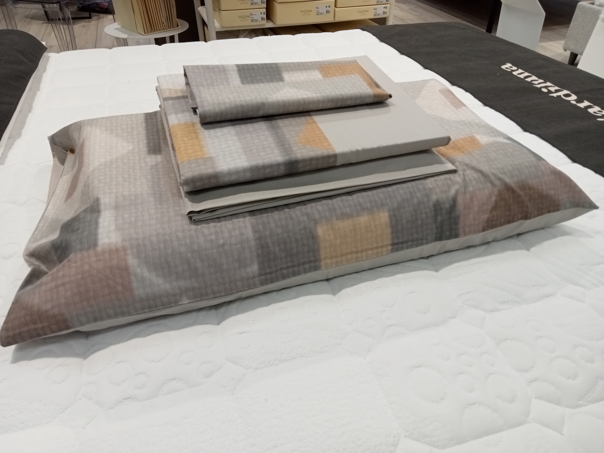 Completo lenzuola matrimoniale Opale Fazzini var. 0 betulla  797/25