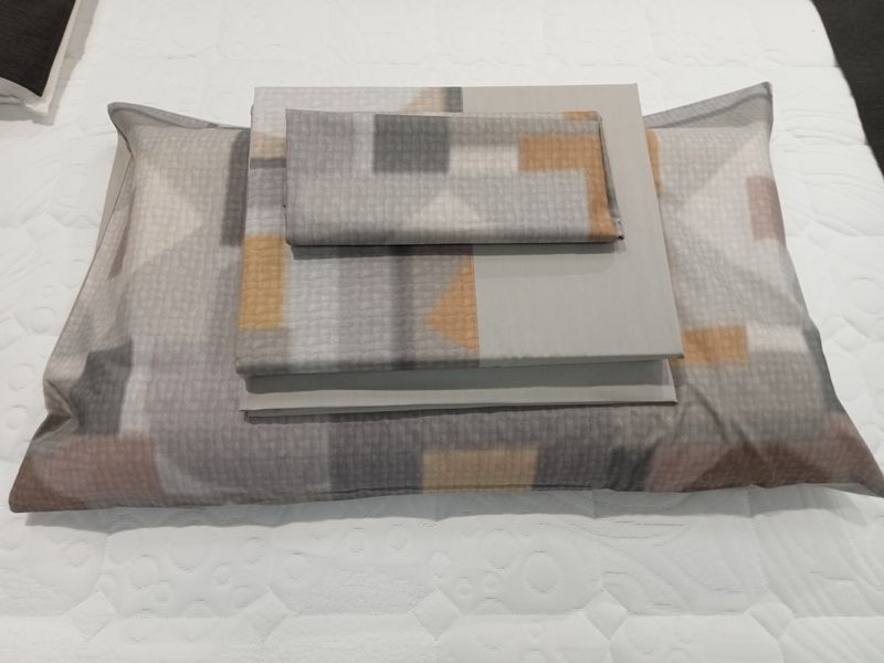 Completo lenzuola matrimoniale Opale Fazzini var. 0 betulla  797/25