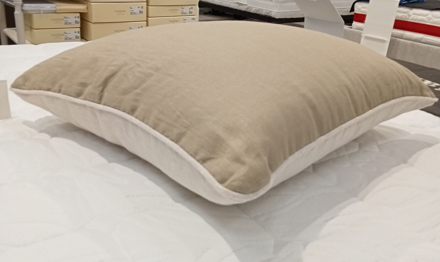 Cuscino arredo lino Tessitura Toscana Telerie