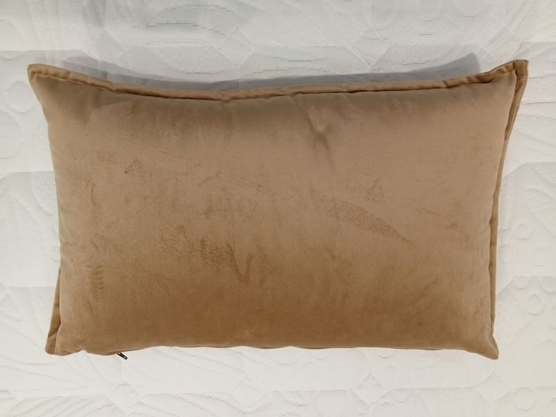 Cuscino arredo Fascino velluto Fazzini 30 x 50 var. 4 tortora