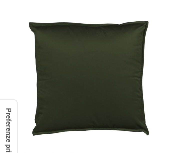 Cuscino arredo velluto Fascino Fazzini 50 x 50 var. 33 verde bosco  708/25