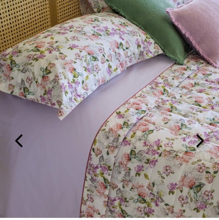 Quilt matrimoniale Corolle Fazzini var. 1 lilla  2037/24