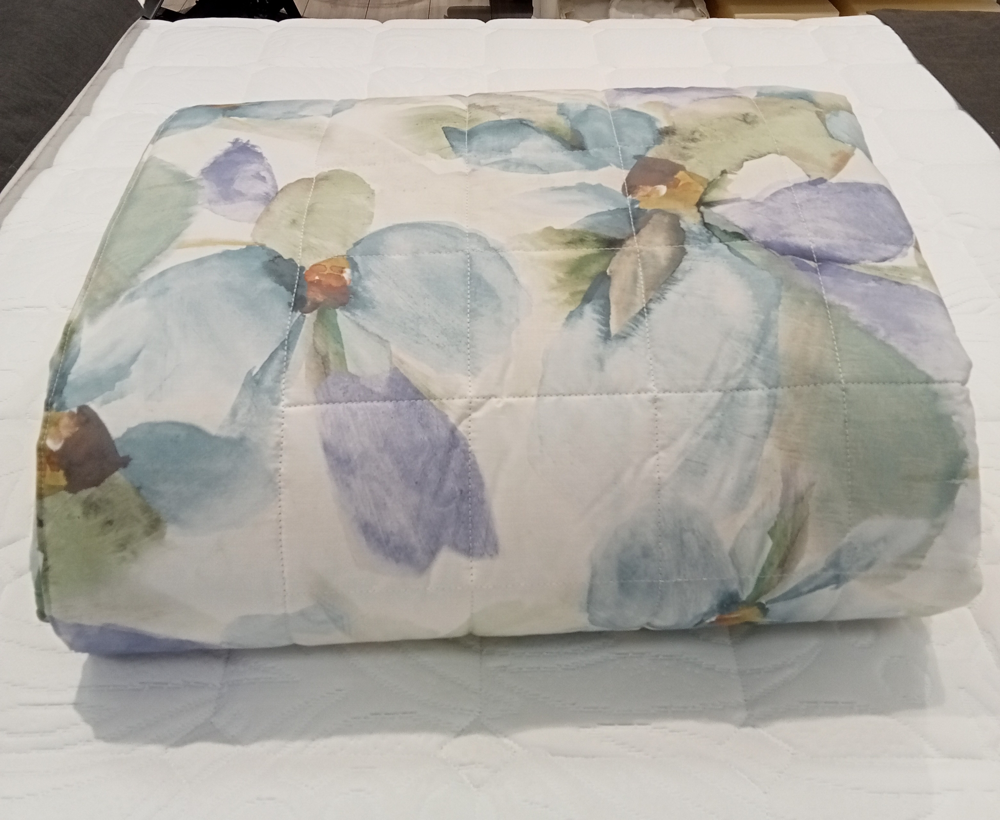 Quilt matrimoniale Trasparenze Fazzini var. 3 verde  1982/24