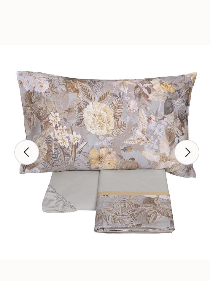 Completo lenzuola matrimoniale flanella Protea Fazzini var. 0 betulla  1150/25