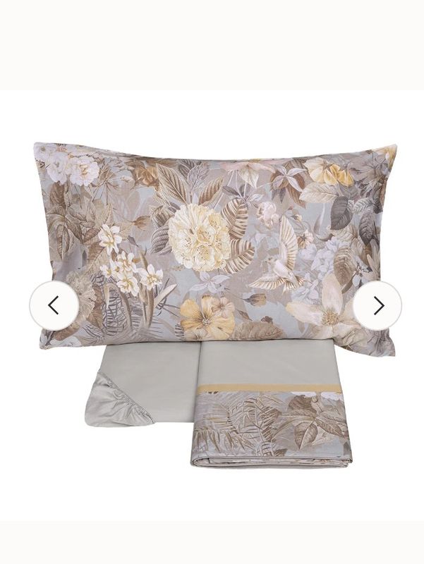 Completo lenzuola matrimoniale flanella Protea Fazzini var. 0 betulla  1150/25