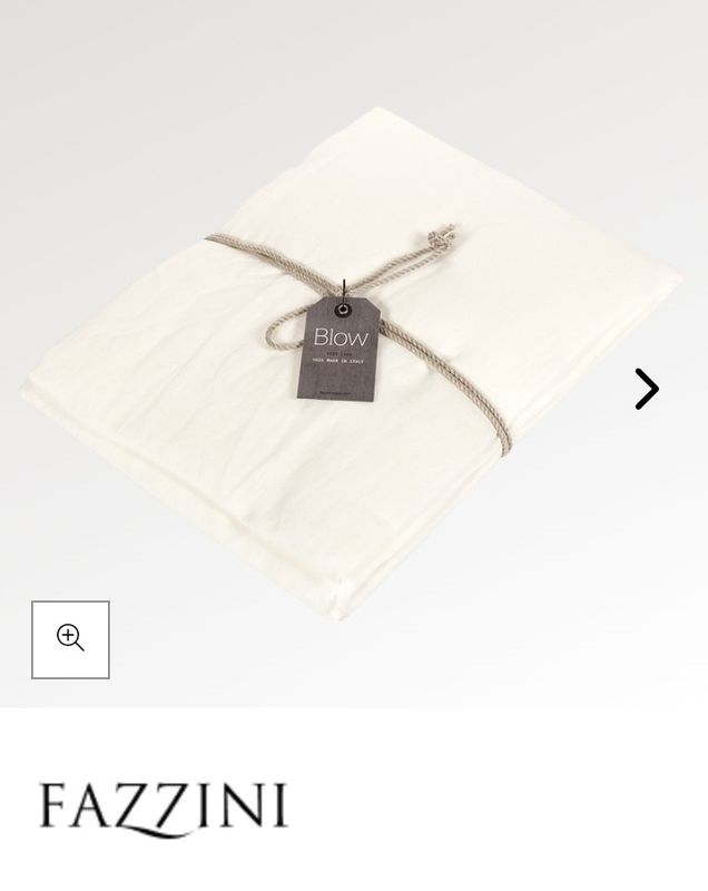 Lenzuolo matrimoniale sotto angoli lino Soffio Fazzini var. 193 naturale  205/23