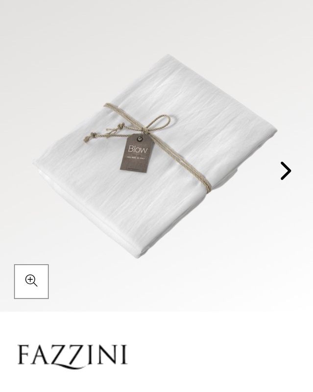 Lenzuolo matrimoniale sotto angoli lino Soffio Fazzini var. A bianco  782/23