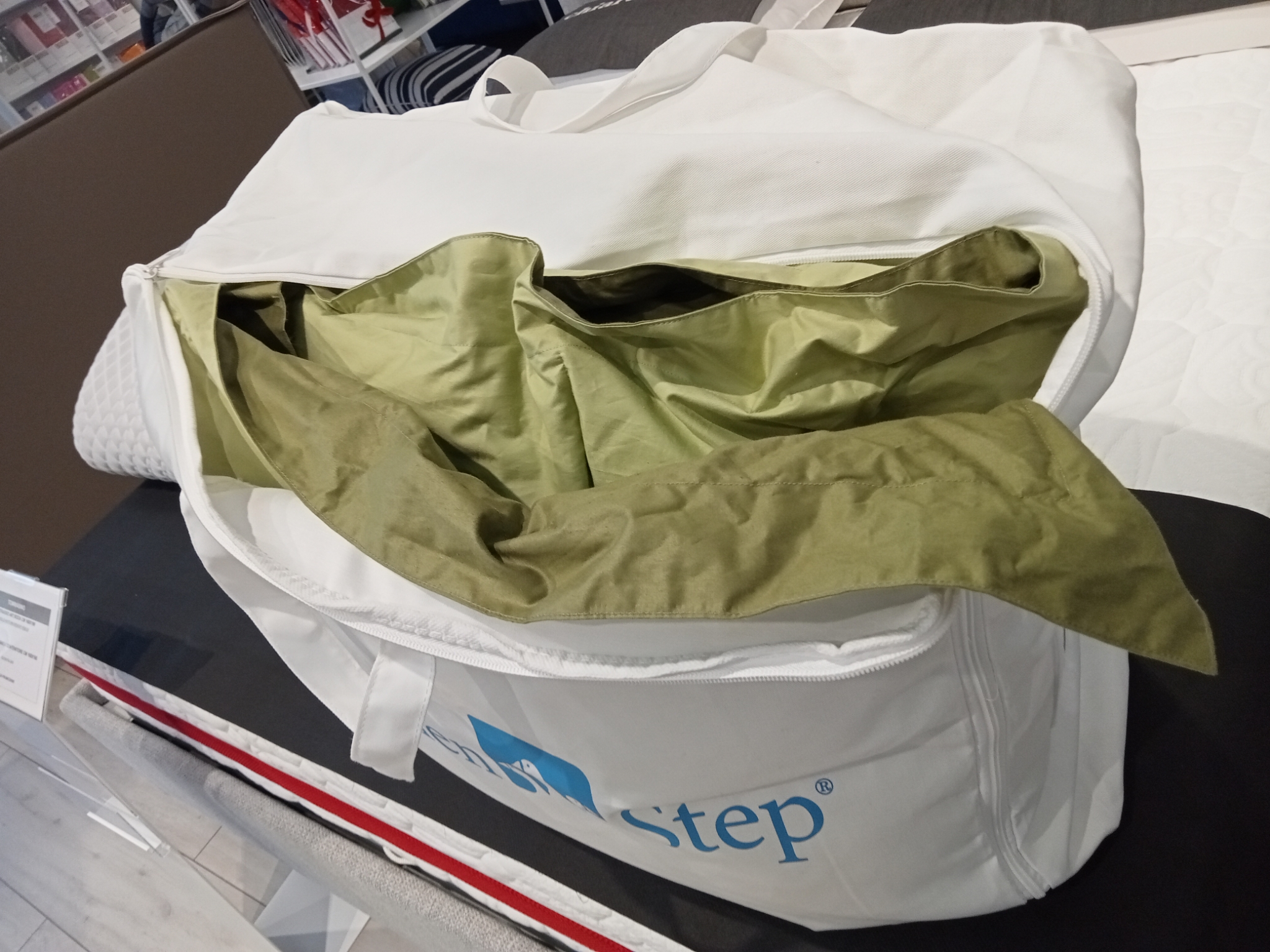 Trapunta 1,5 piazze piuma oca Duna Classic Winter Daunen Step var. 7057-7061 Bosco incantato art. 43389