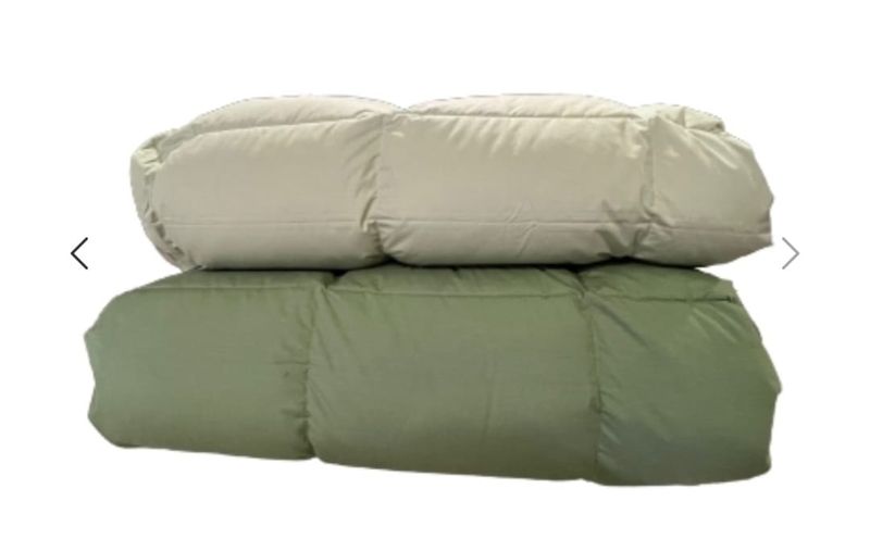 Trapunta piuma oca 1,5 piazze Artica Minardi var. Wood Piumino Siberiano