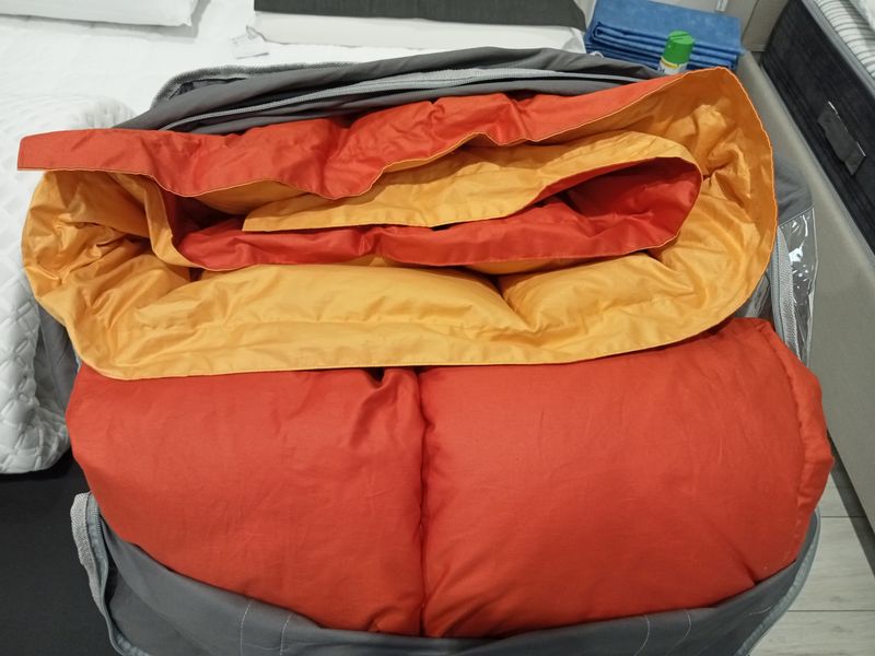 Trapunta 1,5 piazze piuma oca Trapi' Minardi var. Cot