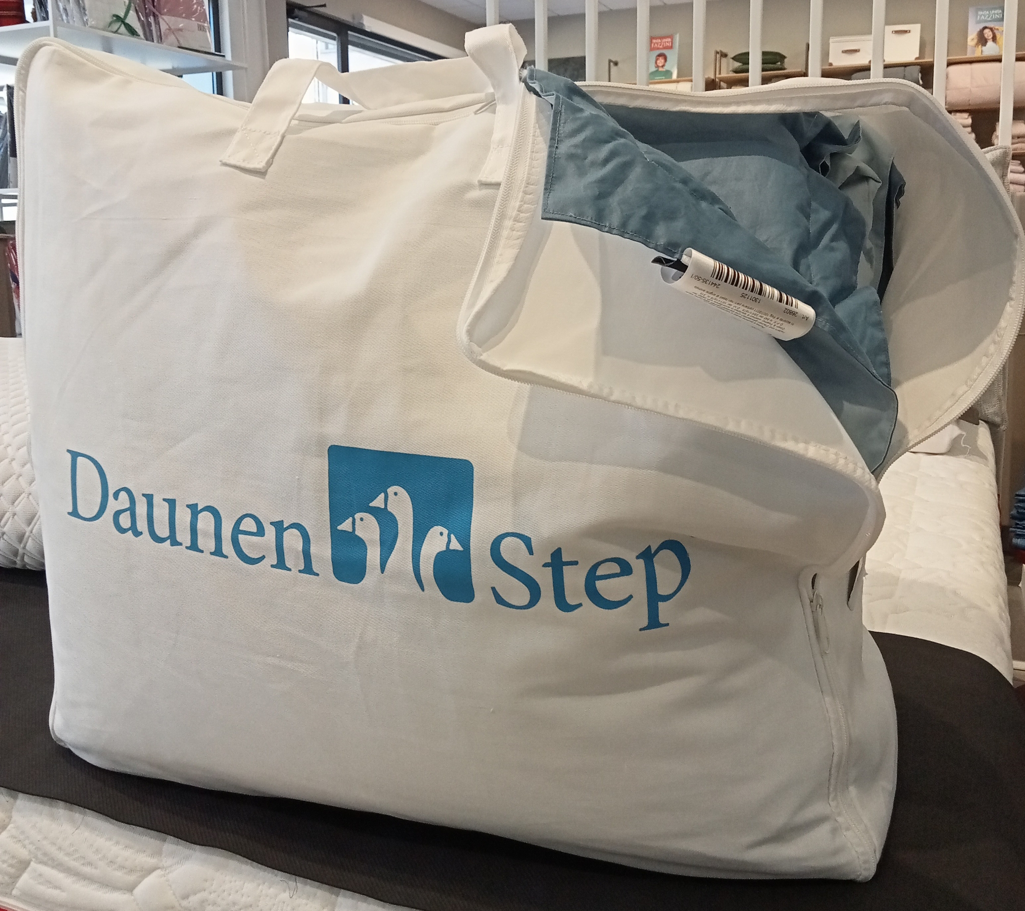 Trapunta 2 piazze piuma oca Duna orizzonte 7005/7050 Daunen Step art. 26802