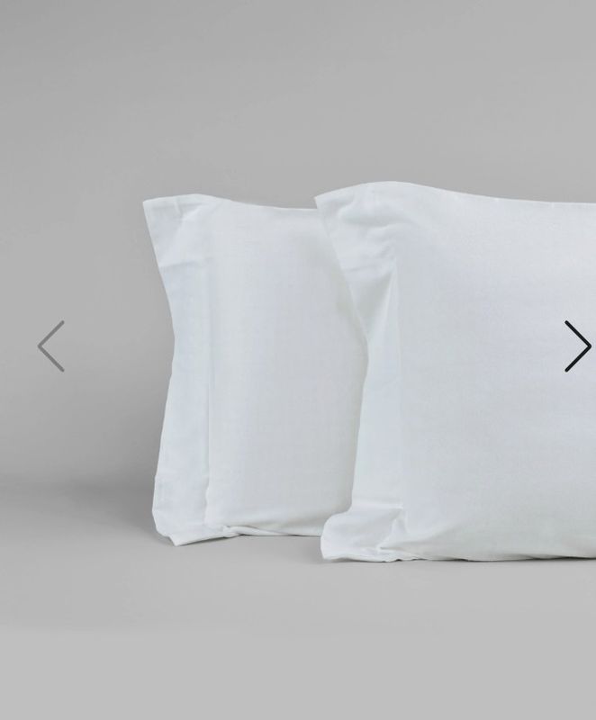 Coppia federe flanella Caleffi 2 volani var. 010 bianco art. 20100