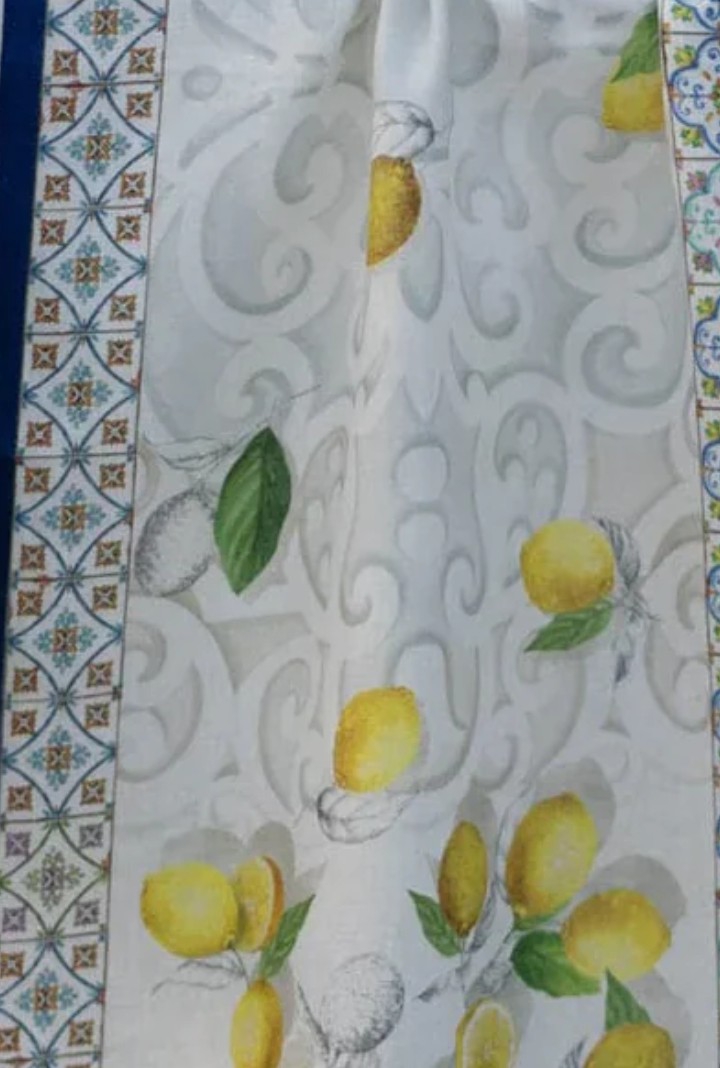 Runner puro lino Cetara var. Crema 020067 Tessitura Toscana Telerie NT230001