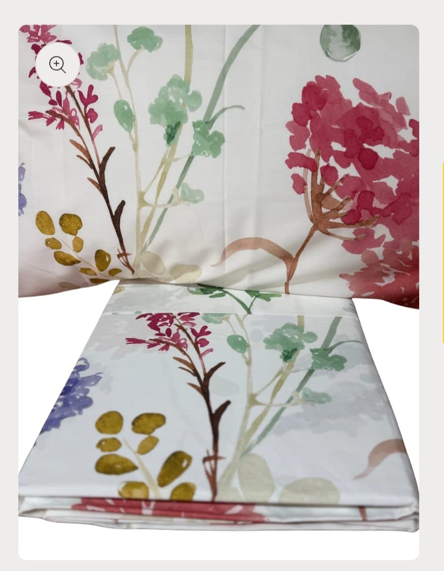 Completo lenzuolo a copriletto 2 piazze Pistilli Fazzini var. 4  1624/25