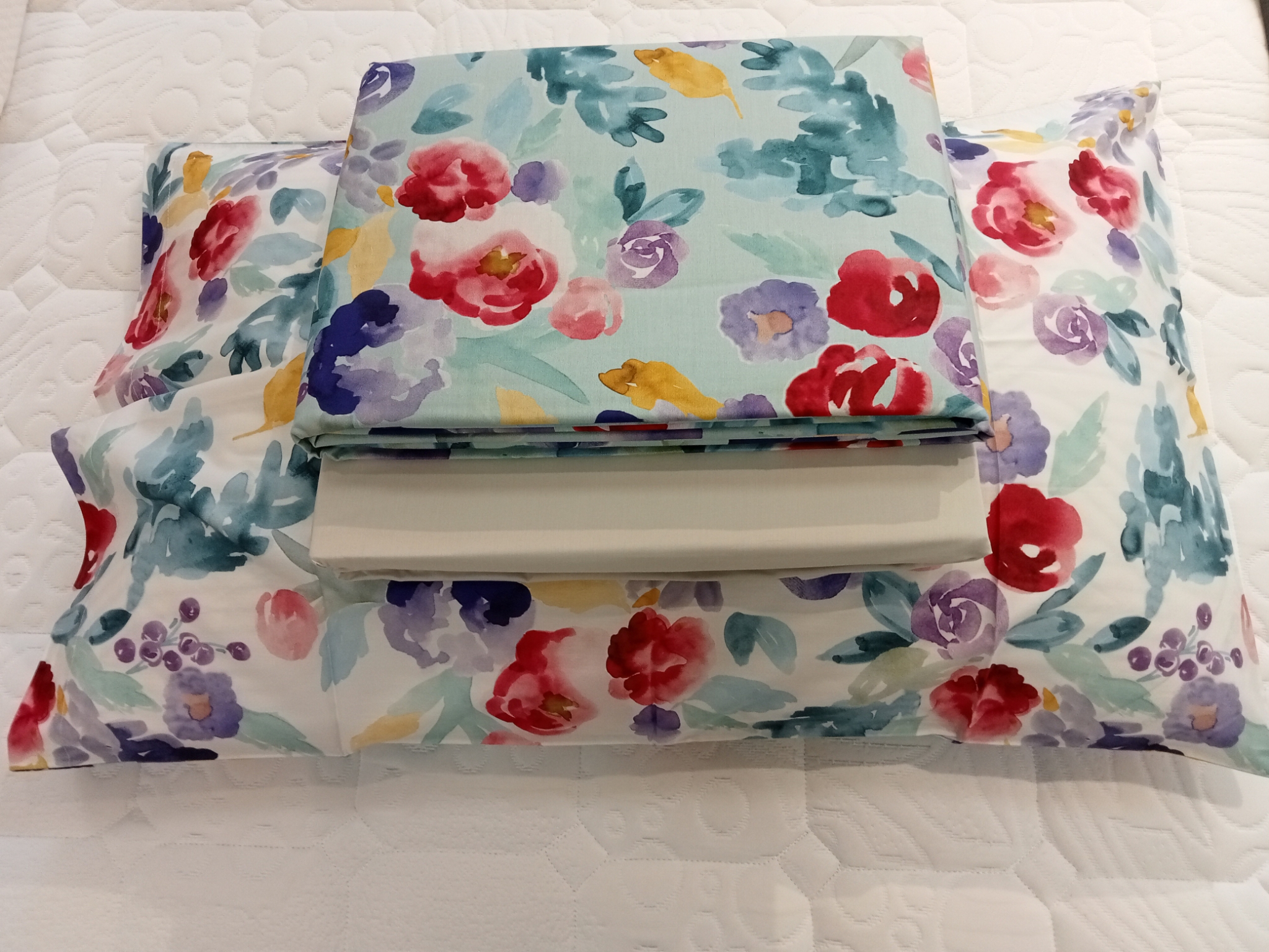 Completo copripiumino matrimoniale Petali Fazzini var. 3  1553/25