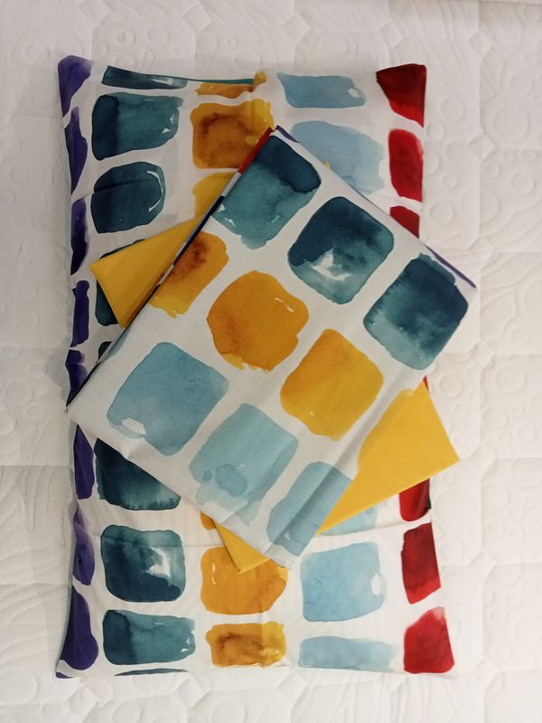 Completo copripiumino 1,5 piazze Palette Fazzini var. 3  1588/25