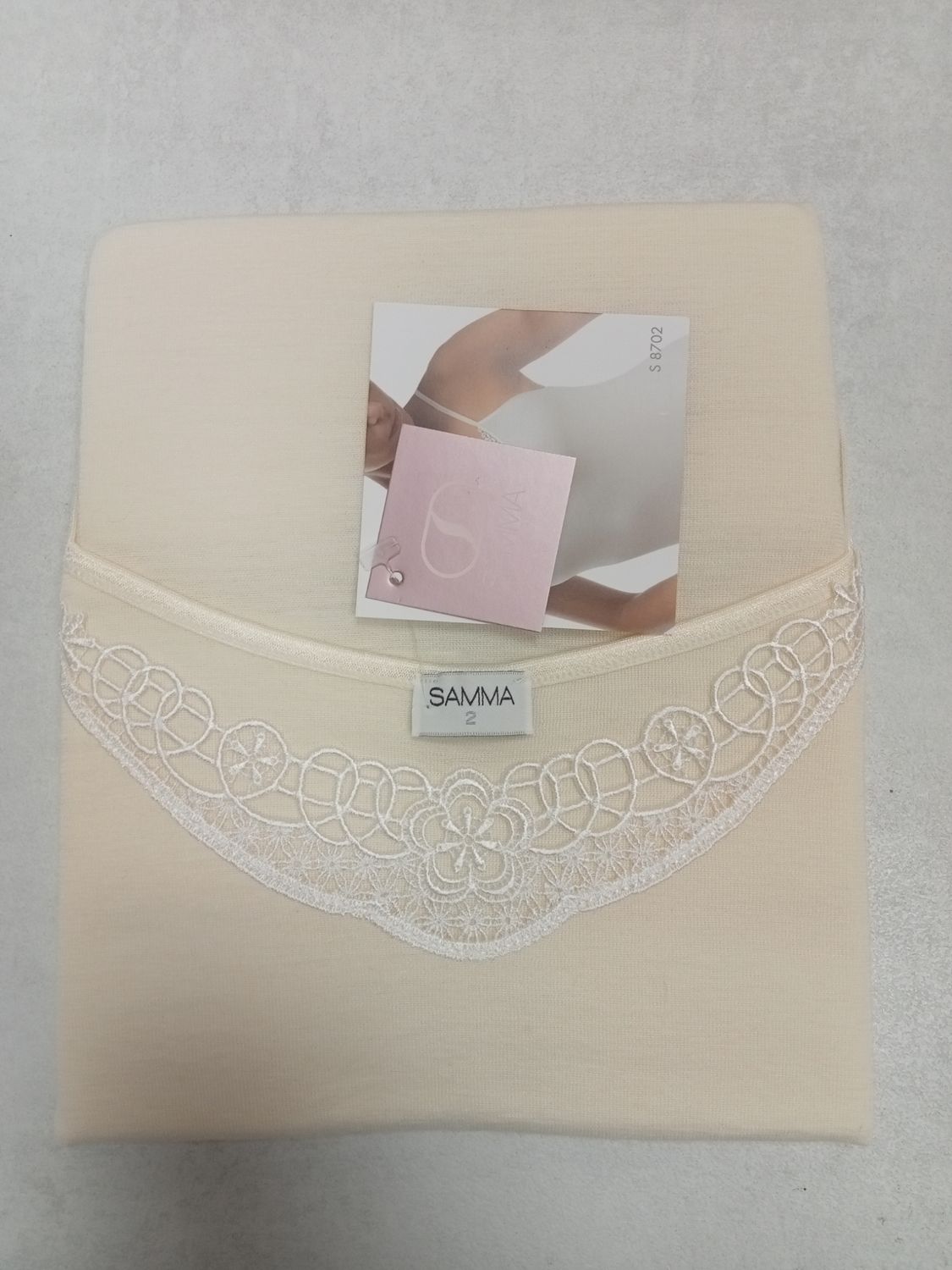 Canottiera donna misura 2 lana/seta Samma