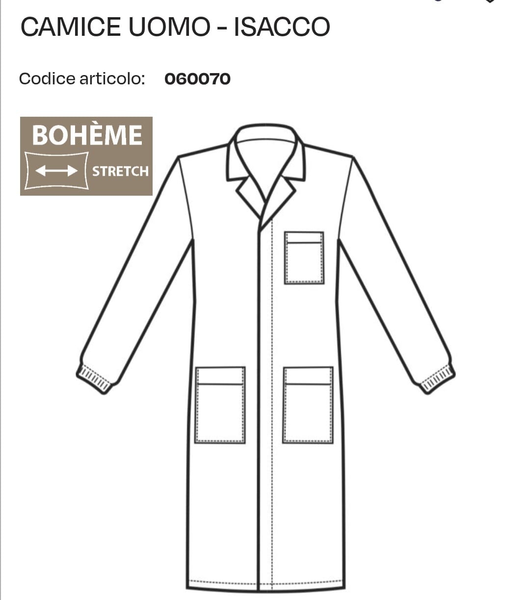 Camice uomo misura XL Bohème Isacco 60070