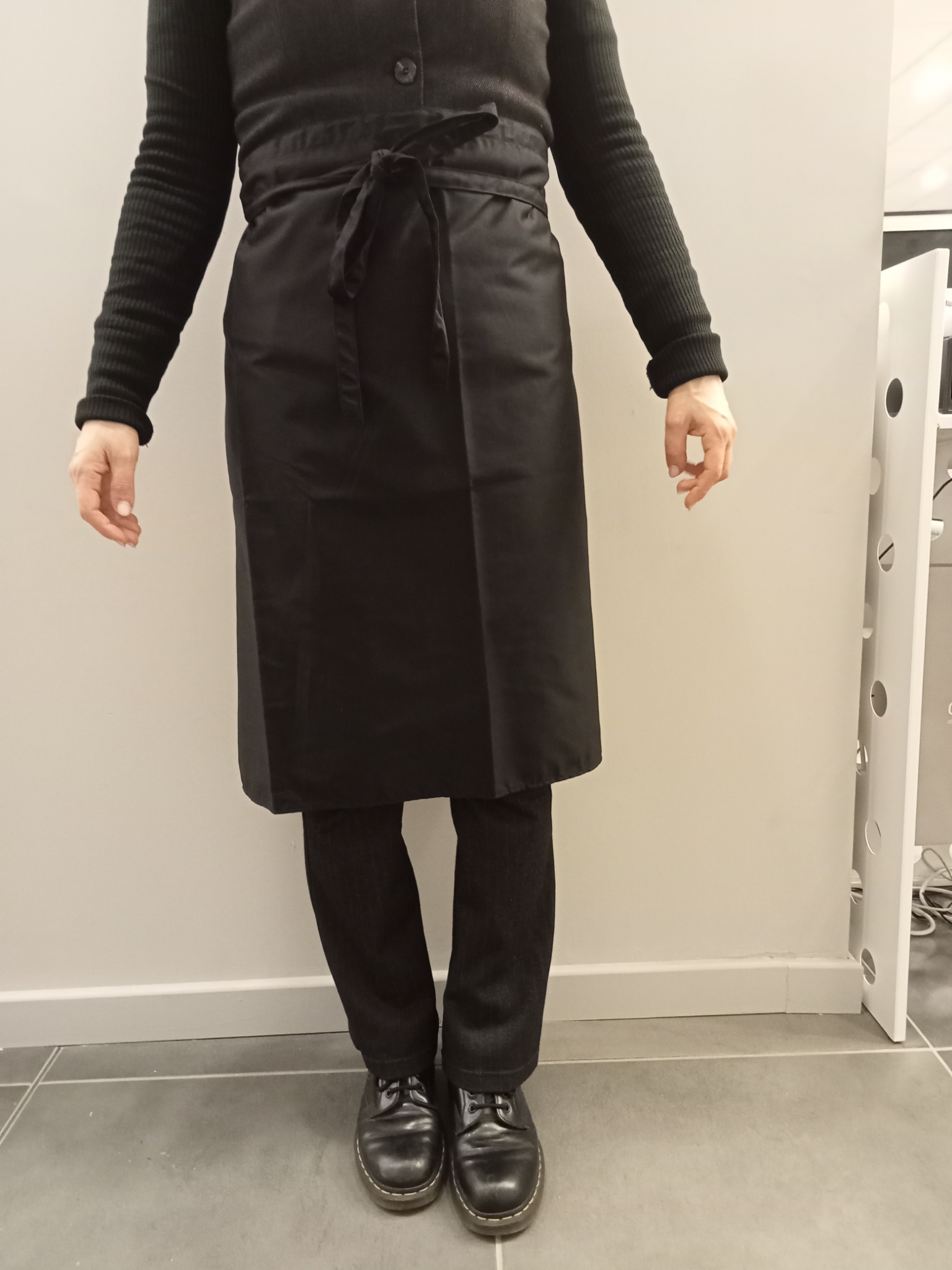 Grembiule a vita nero 10CFA01 CARINE