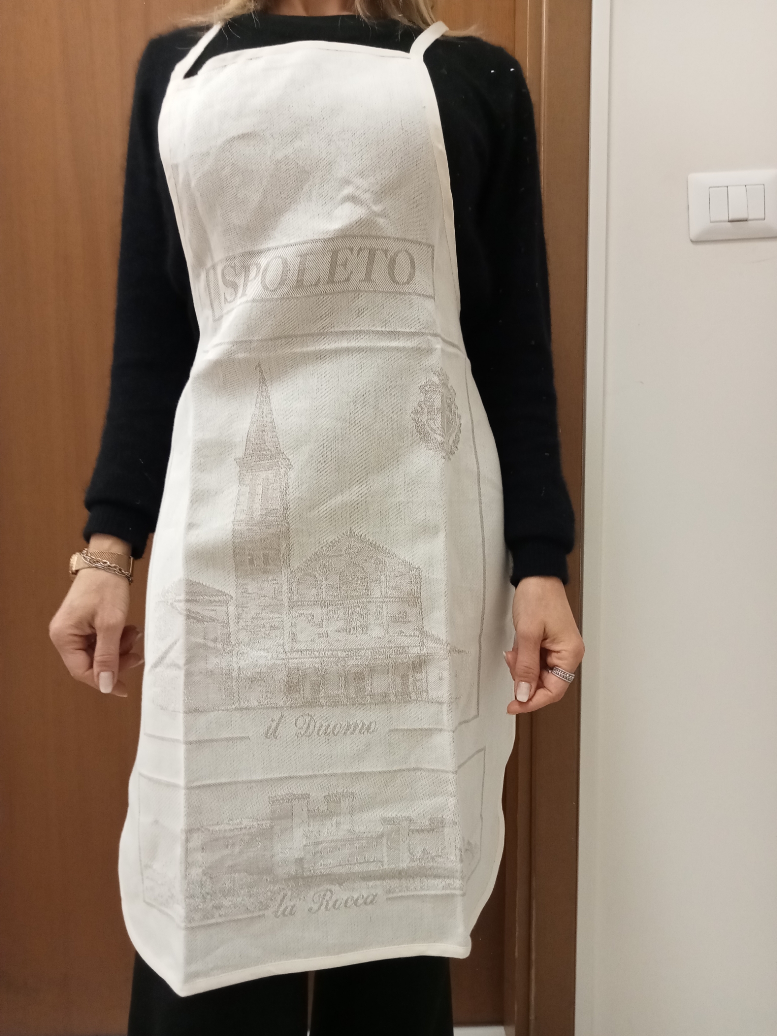 Grembiule puro lino Spoleto 62950