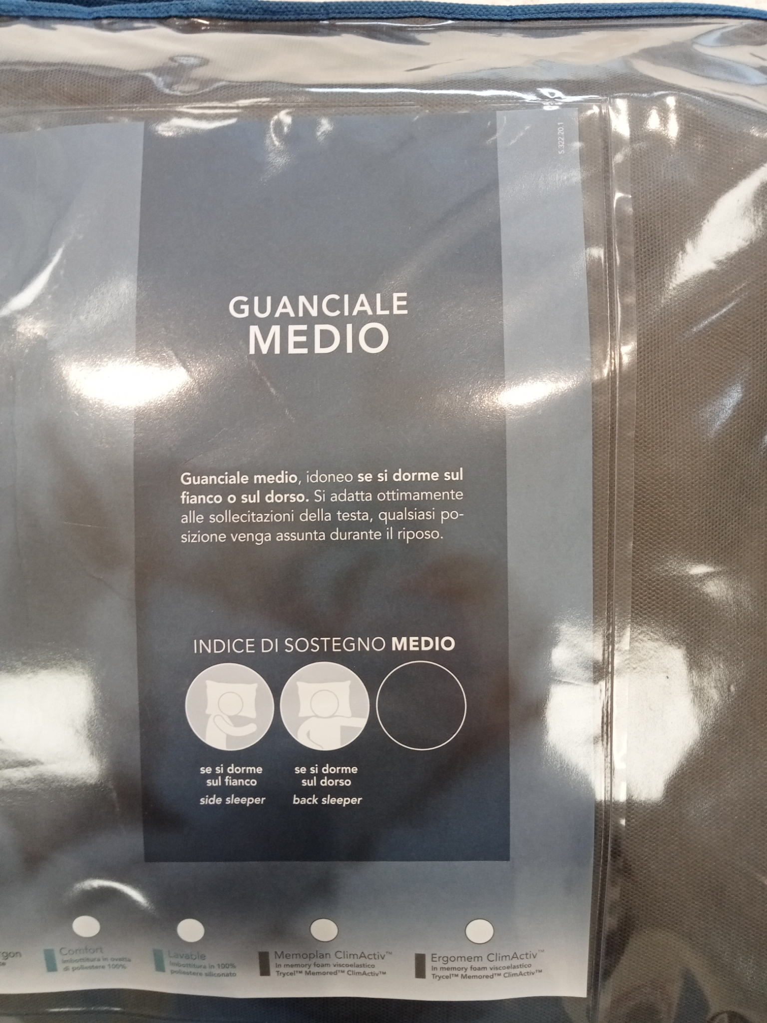 Guanciale lattice Planet h 13 cm medio Simmons