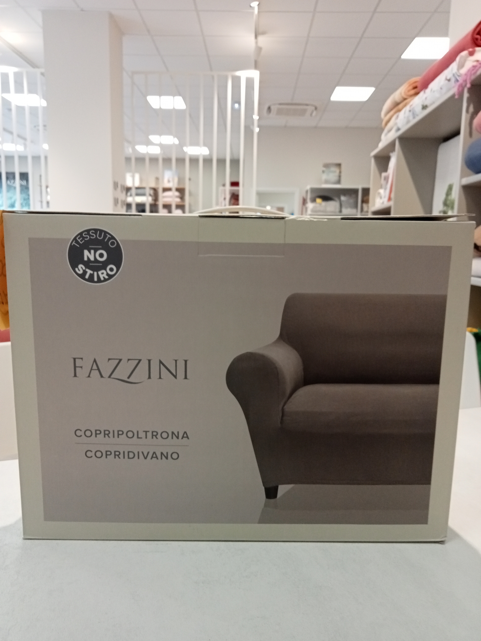 Copripoltrona var. 73 nocciola Fazzini