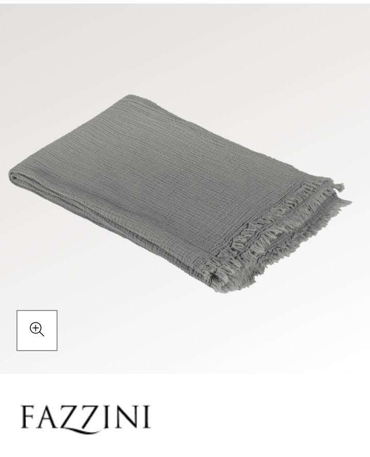 Copriletto matrimoniale Criss Cross var. 7 grigio Fazzini