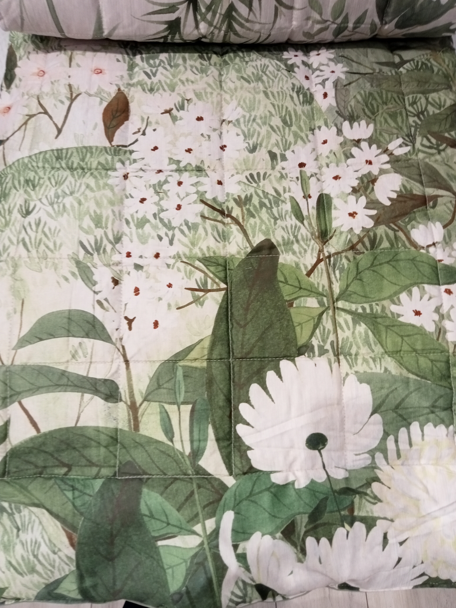 Quilt 2 piazze Nara var. 3 verde Fazzini  1771/25