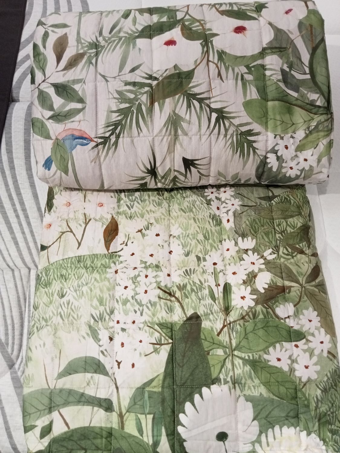 Quilt 2 piazze Nara var. 3 verde Fazzini  1771/25