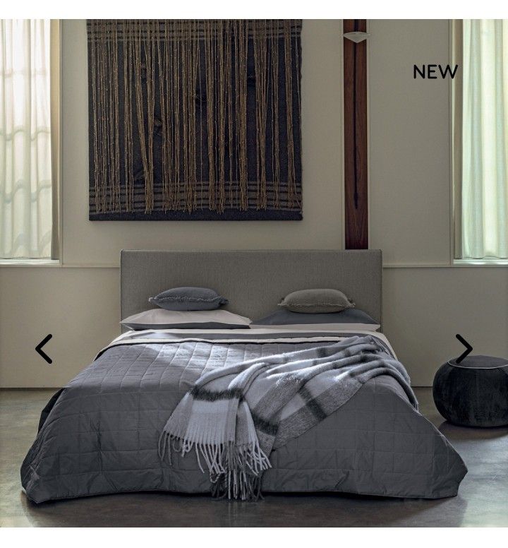 Quilt 2 piazze Dialogo var. 7 grigio betulla-piombo Fazzini  1747/25