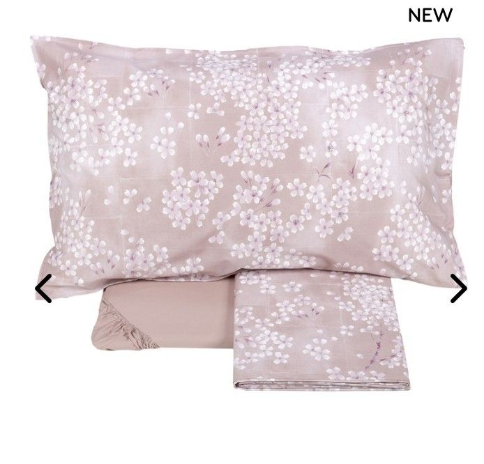 Completo lenzuola 2 piazze Kimono var. 1 rosa Fazzini 1720/25