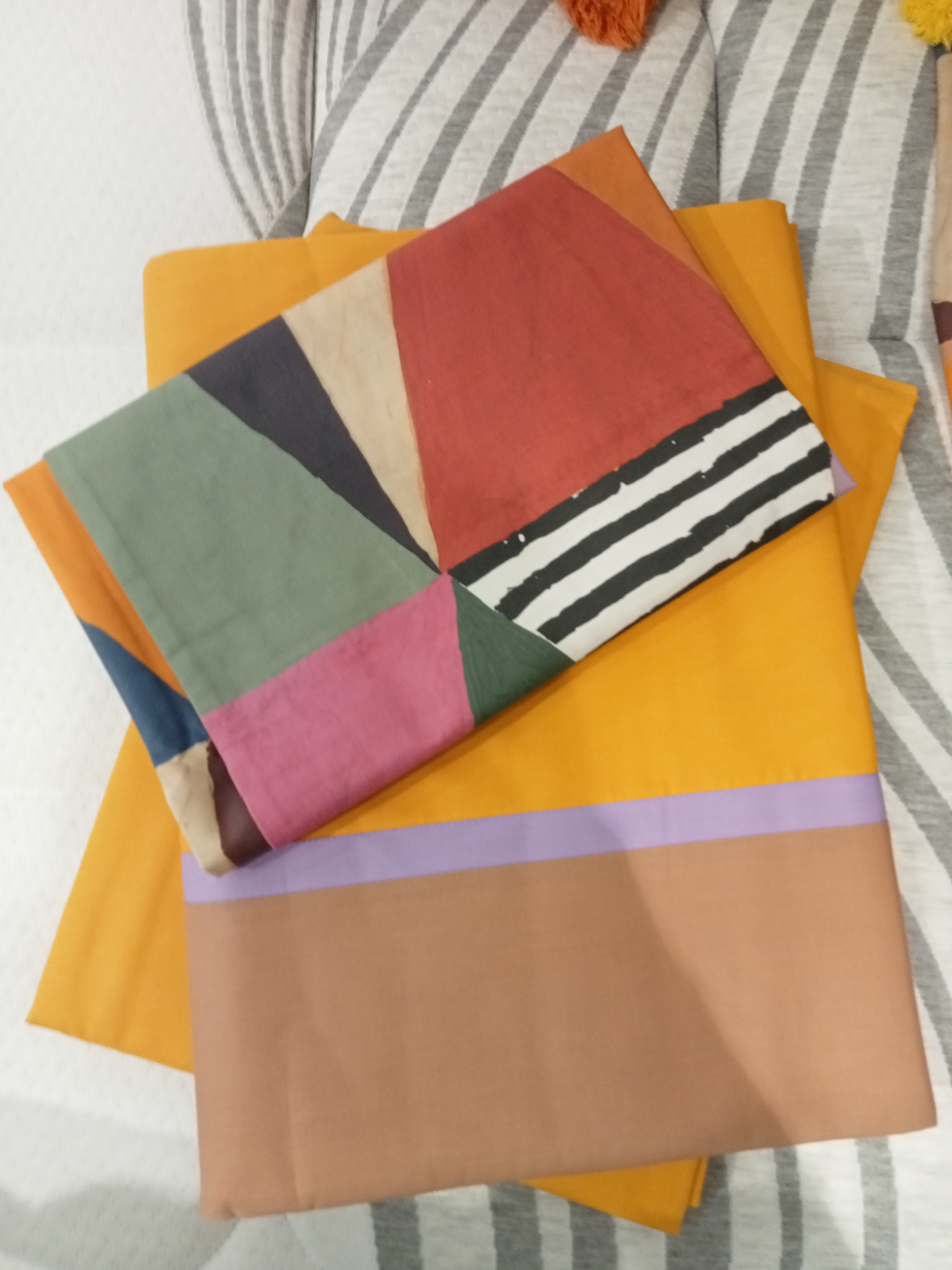 Completo lenzuola 2 piazze Mexico var. 6 multicolor Fazzini  1837/25