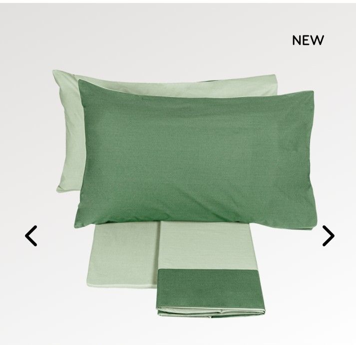 Completo lenzuola 2 piazze Dialogo var. 233 green gray-medium green Fazzini  117/26