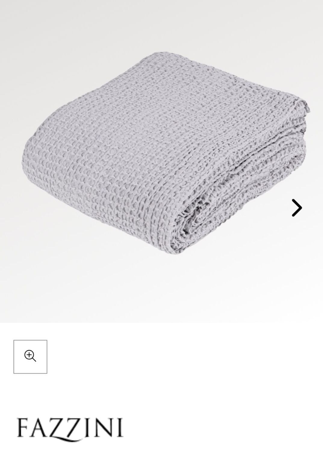 Copriletto 2 piazze cotone Nettare var. 268 perla Fazzini