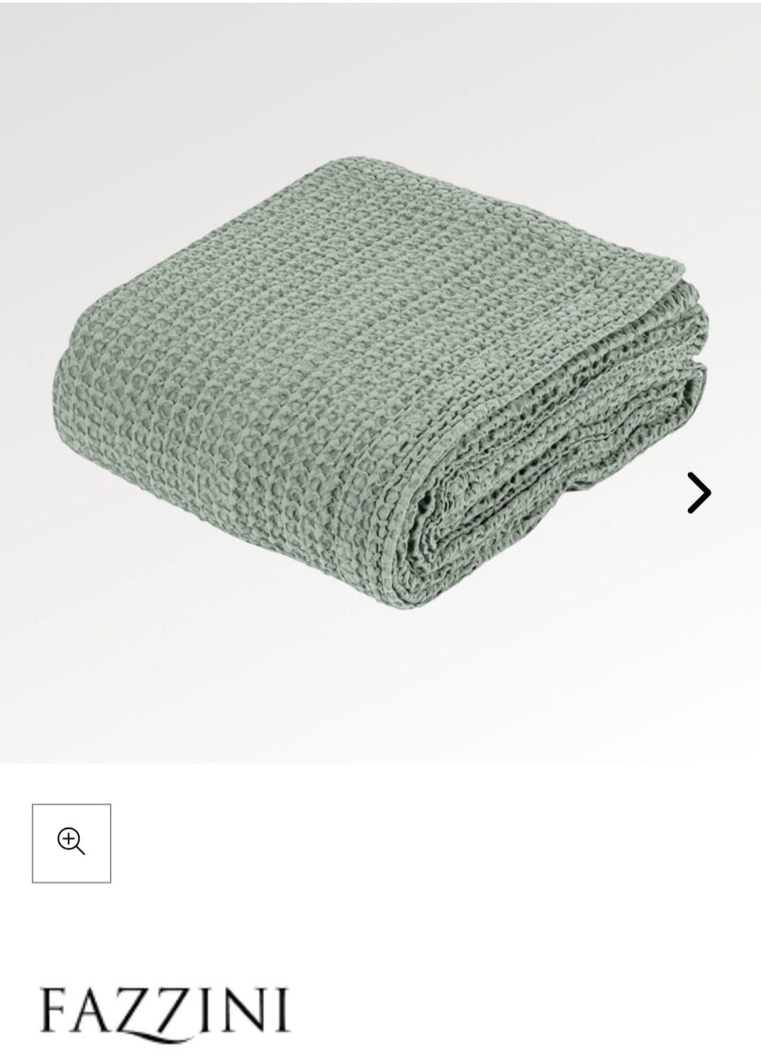 Copriletto 2 piazze cotone Nettare var. 50 surf Fazzini