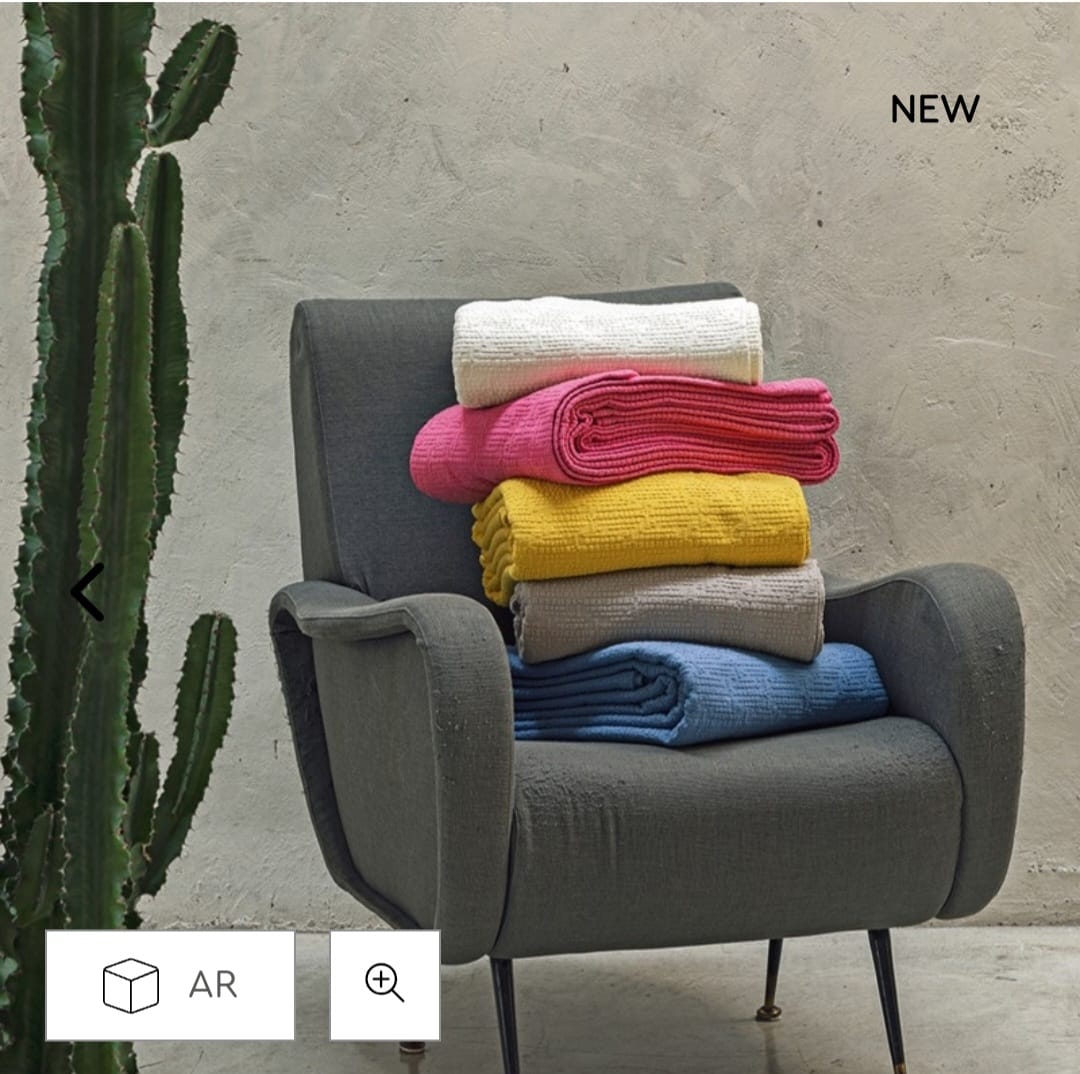 Copriletto 1,5 piazze cotone Dialogo var. 4 sasso Fazzini