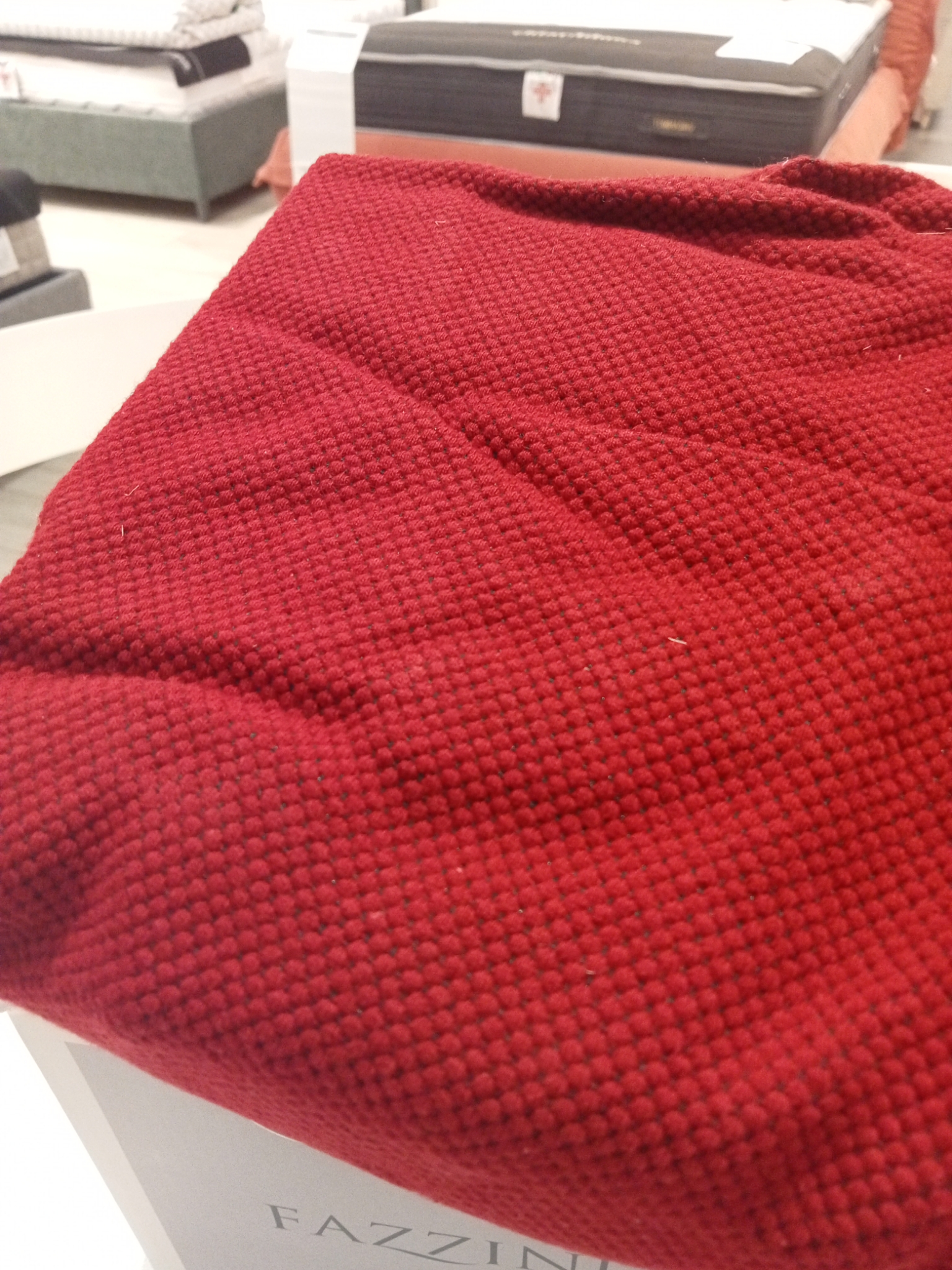 Coppia copricuscini per seduta divano Fazzini var. 6 bordeaux