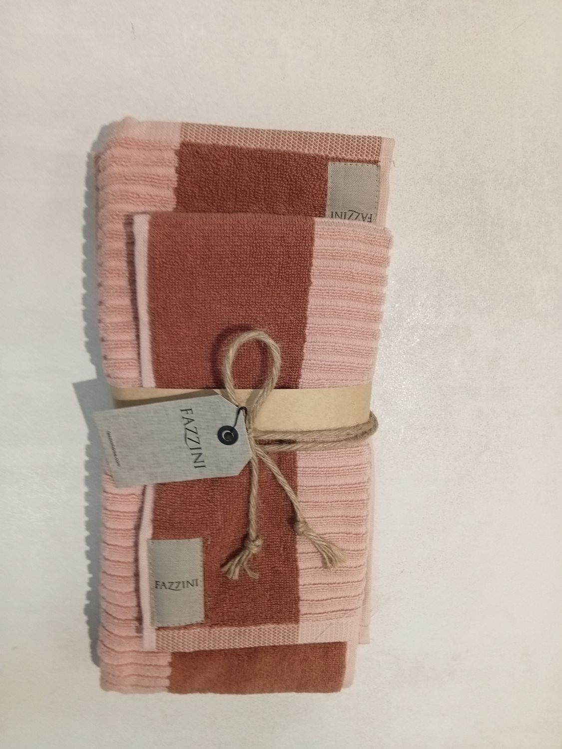 Fazzini Dialogo coppia spugna ospite+asciugamano