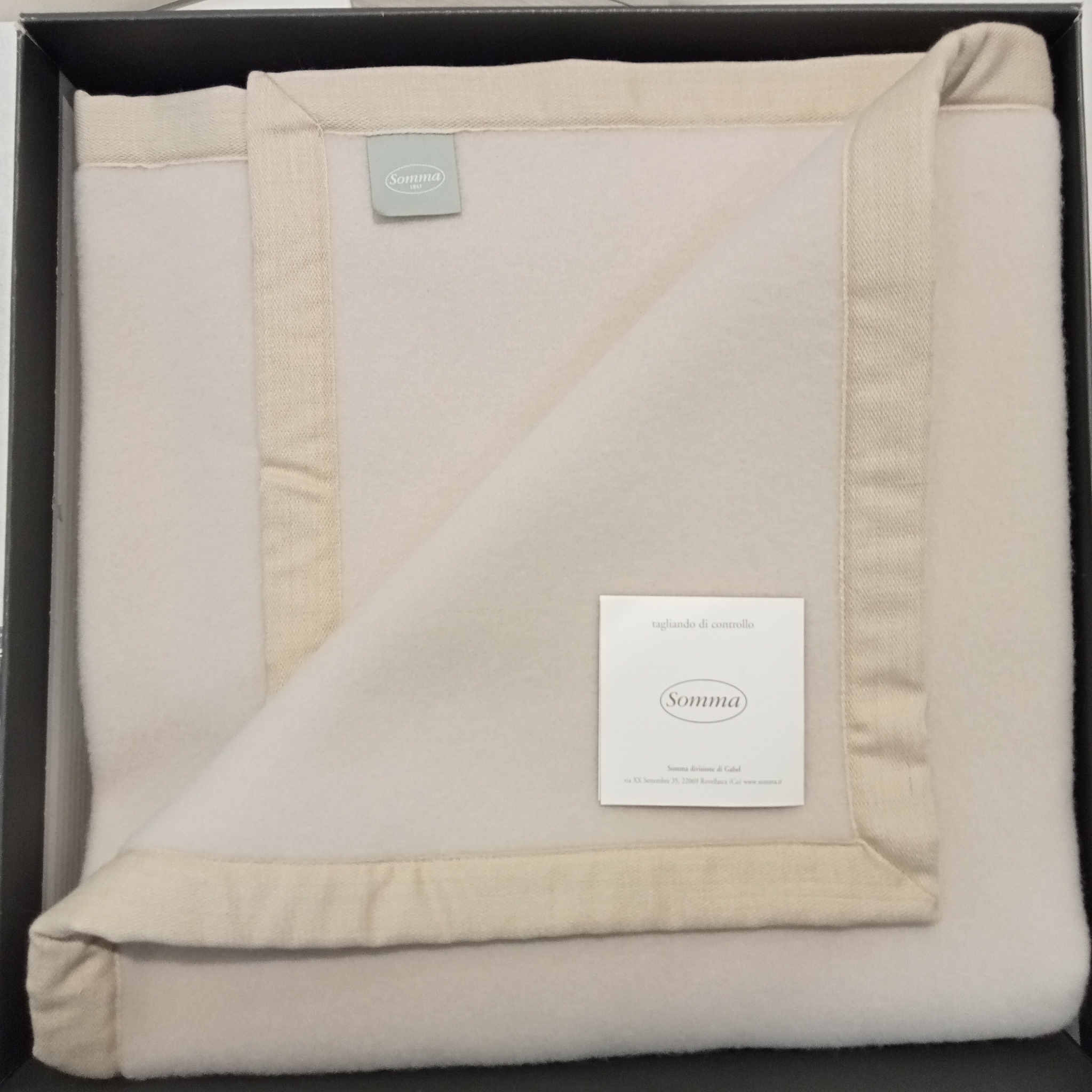 Sottocoperta 1 piazza e mezzo Origami Somma var. 021 panna. 40 22145