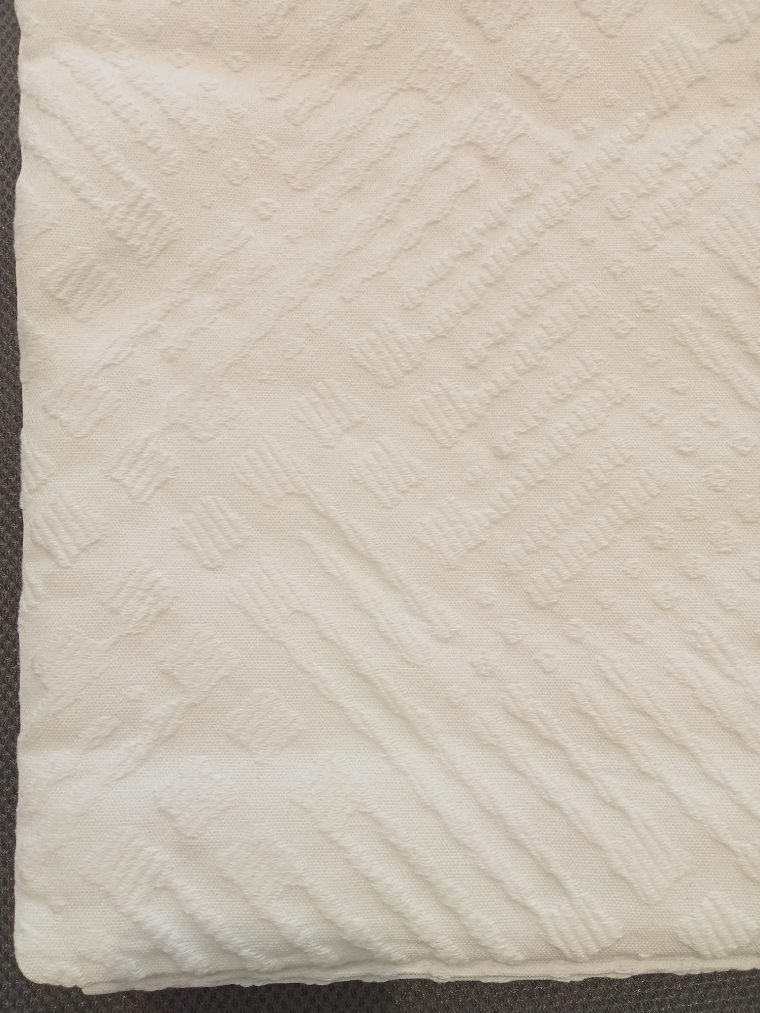 Copriletto 1 piazza e mezzo bianco jacquard Tokio GFFerrari