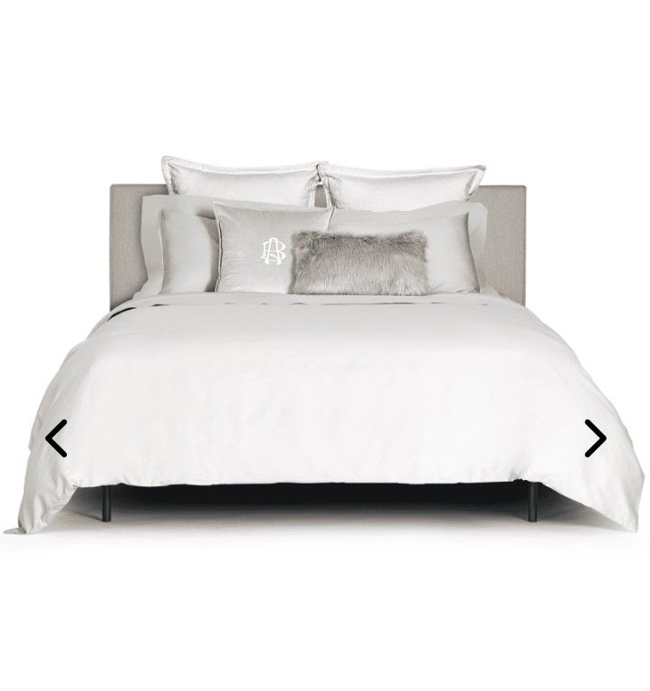 Completo lenzuola matrimoniale raso Velasca var. A bianco seta Fazzini Atelier  1413/25