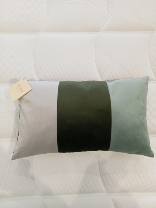 Cuscino arredo velluto Arcimboldi var. 33 verde bosco Fazzini Atelier  1705/25