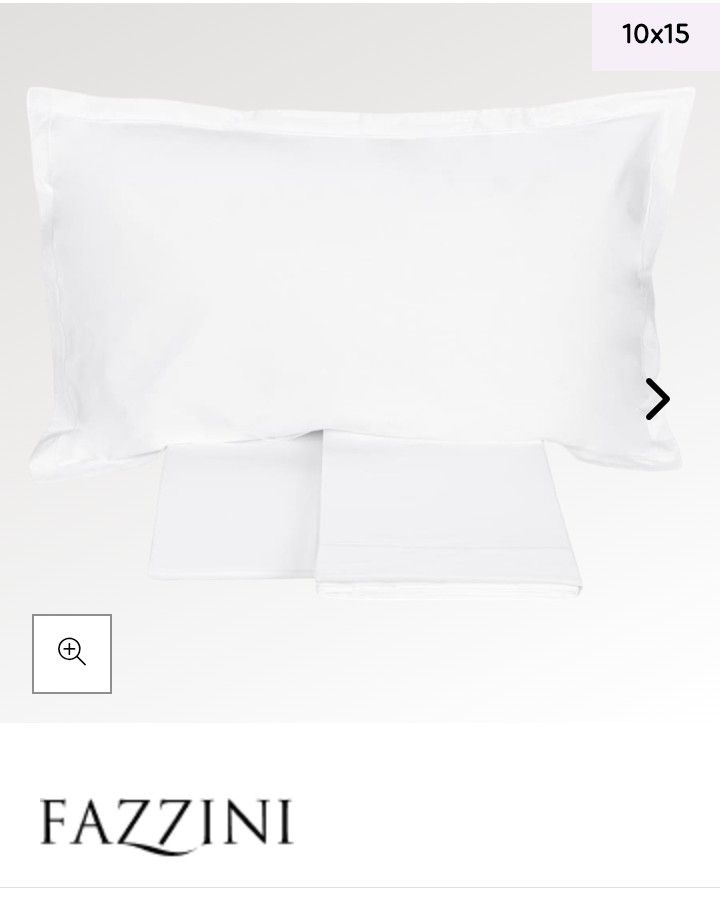 Completo lenzuola matrimoniale percalle Teseo var. A bianco Fazzini  1129/25