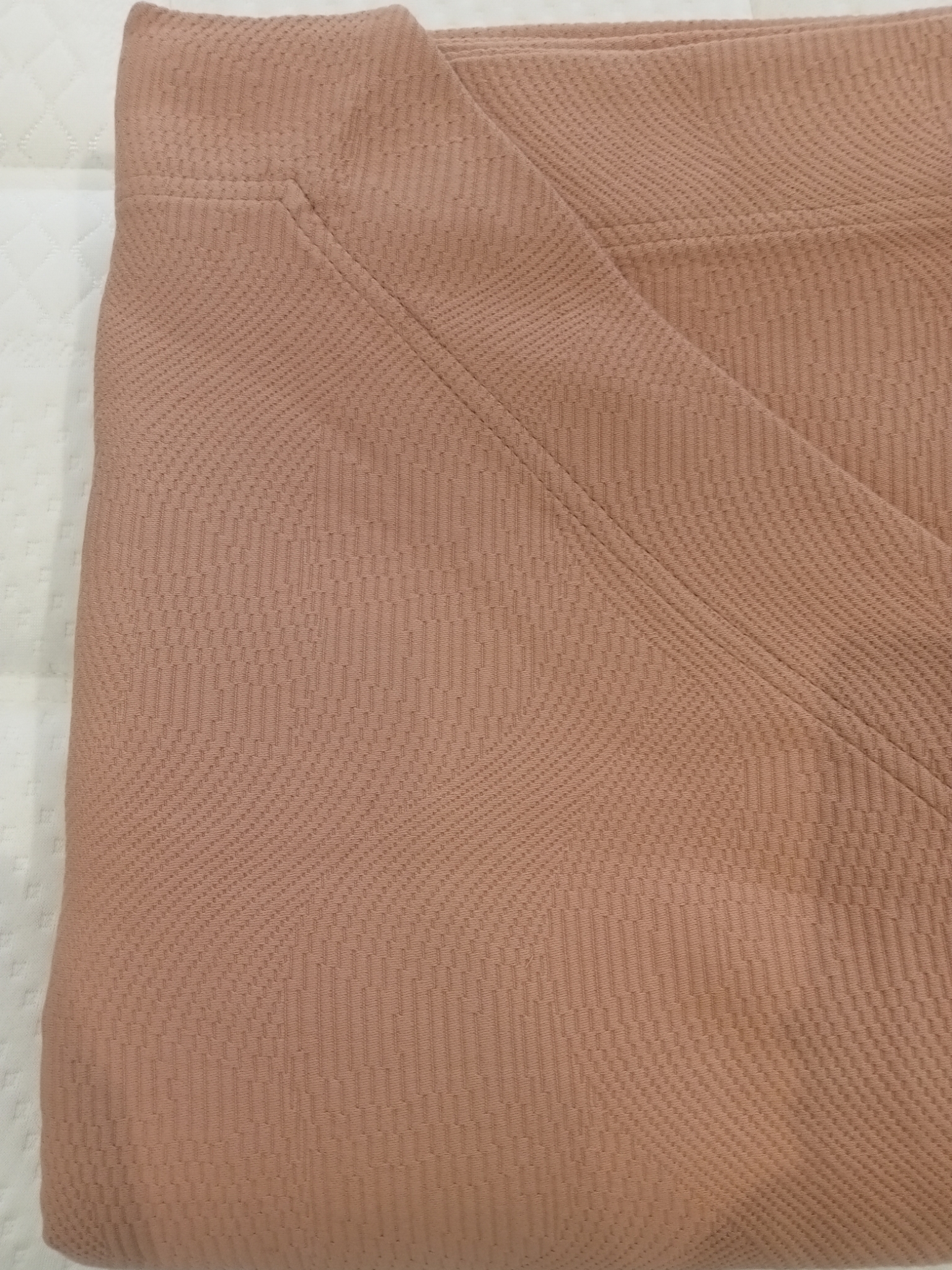 Copriletto matrimoniale cotone Zen var. 6 sandalo Fazzini  133/26