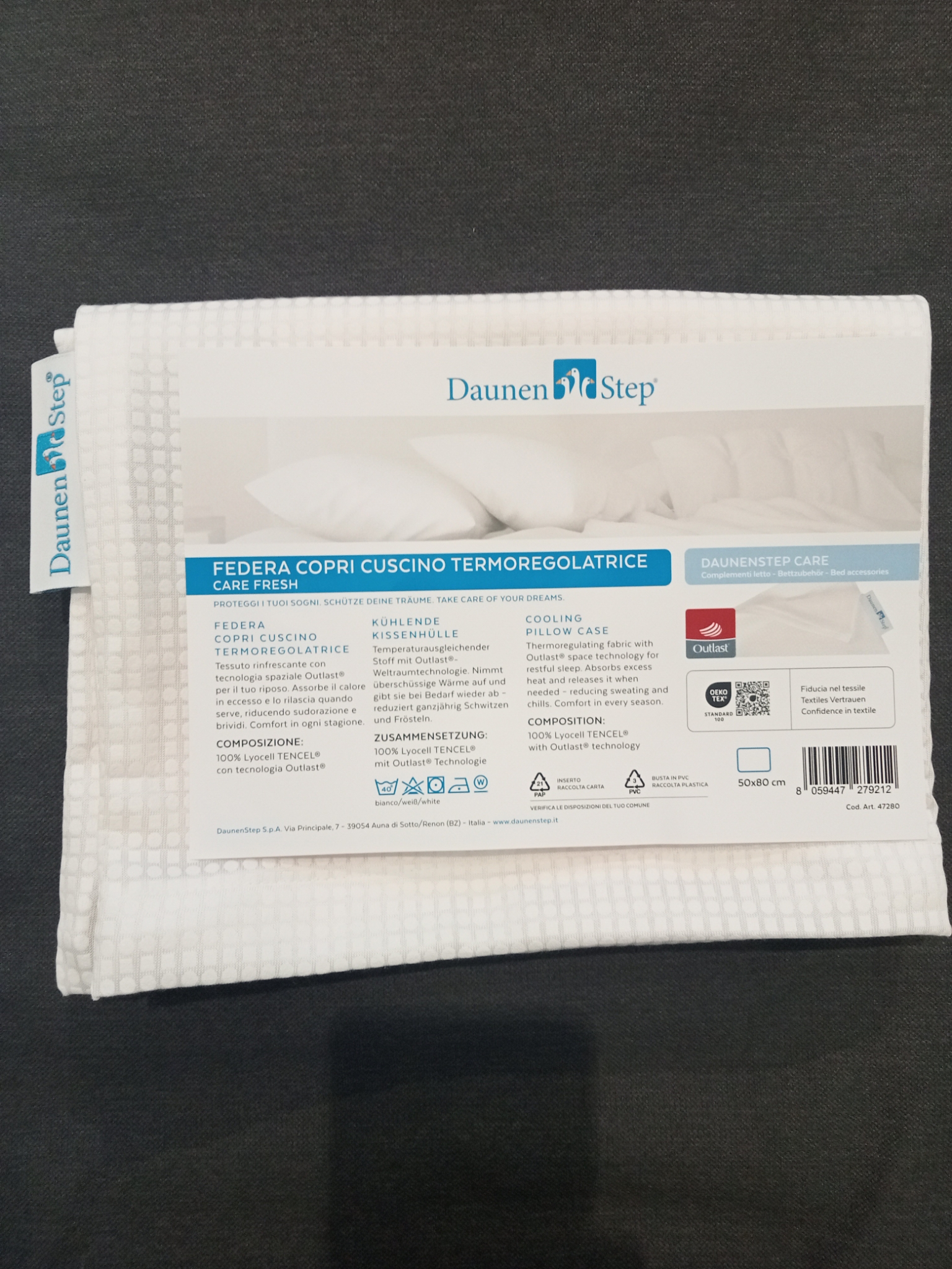 Federa intima termoregolatrice Daunen Step Care Fresh  47280