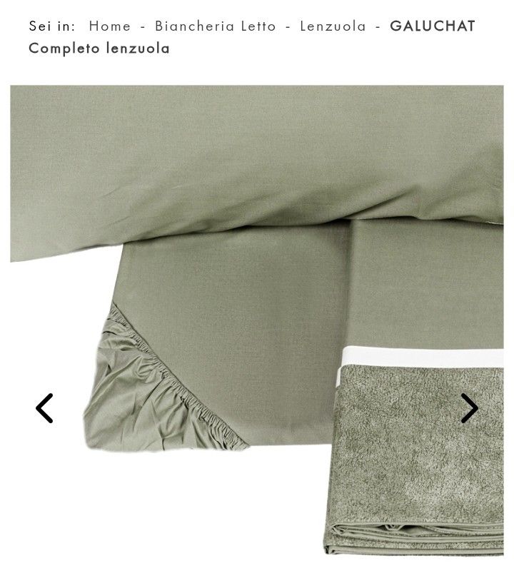 Completo lenzuola Galuchat 2 piazze Fazzini var. 3 verde  385/26